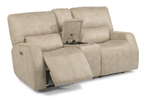 reclining sofa chair first class fabric power reclining loveseat with console and headrests flexsteel recliners chairs sofas sectionals reclining sofa chair first class fabric power reclining loveseat with console and headrests flexsteel recliners chairs sofas sectionals